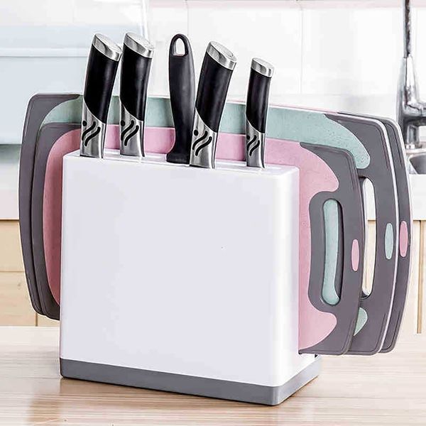 абуйте-многофункциональный нож инструмент стойка, столешница utensil организатор caddy, сушилка корзины для ножей / разделочную доску